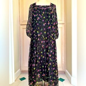 Johnny Was dress XL &vintage matching coat